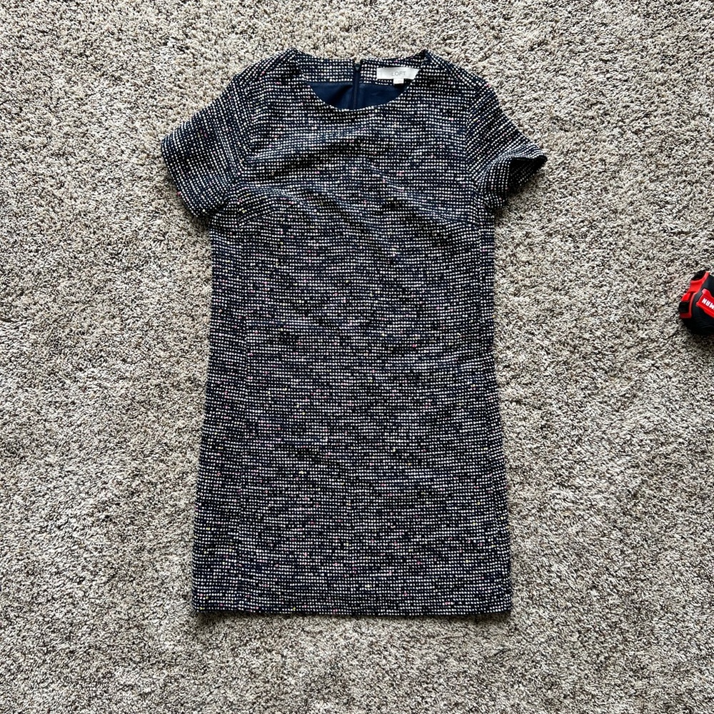 Tweed Shift Dress